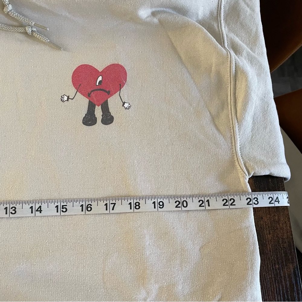 Bad Bunny Sweater Cream Color Hoodie - Picture 4 of 12